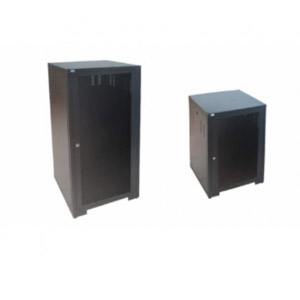 Rack De Piso 16u X 470 Mm Com Porta Acrilico Preto - Wj Racks - Voice Data Serviços
