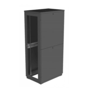 Rack De Piso 36u X 800mm Preto Visor De Vidro Std Lite - Dematerc - Voice Data Serviços